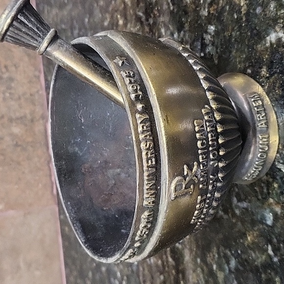 First American Pharmacy Journal Other - Vintage 1975 150 Anniversary American Journal Pharmacy MORTAR & PESTLE Brass